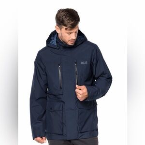 Jack Wolfskin Bridgeport Night Blue Jacket Men Large